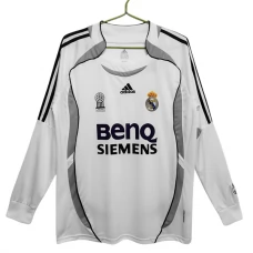 Real Madrid Retro Heimtrikot 2006-07 Langarm Real Madrid Retro Heimtrikot 2006-07 Langarm