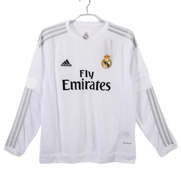 Real Madrid Retro Heimtrikot 2015-16 Langarm Real Madrid Retro Heimtrikot 2015-16 Langarm