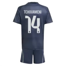 Real Madrid Tchouameni 14 Auswärts Trikot Set Kinder 2025-26 Real Madrid Tchouameni 14 Auswärts Trikot Set Kinder 2025-26
