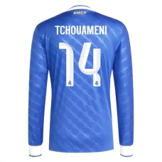 Real Madrid Tchouameni 14 Ausweichtrikot 2025-26 Langarm