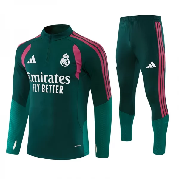 Real Madrid Trainingsanzug 2026-27 - 1-4 Zip Grün Rot Real Madrid Trainingsanzug 2026-27 - 1-4 Zip Grün Rot