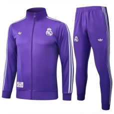 Real Madrid Trainingsjacke + Hose 2025-26 - Lila Real Madrid Trainingsjacke + Hose 2025-26 - Lila