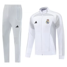 Real Madrid Trainingsjacke + Hose 2025-26 - Weiß