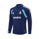 Real Madrid Trainingstop 2005-06 - 1-4 Zip Retro Blau