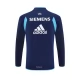 Real Madrid Trainingstop 2005-06 - 1-4 Zip Retro Blau