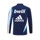 Real Madrid Trainingstop 2005-06 - 1-4 Zip Retro Blau