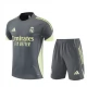 Real Madrid Trainingstrikot + Shorts 2025-26 Grau