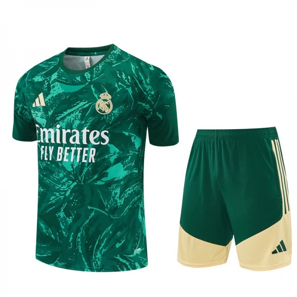 Real Madrid Trainingstrikot + Shorts 2026-27 Grün Real Madrid Trainingstrikot + Shorts 2026-27 Grün