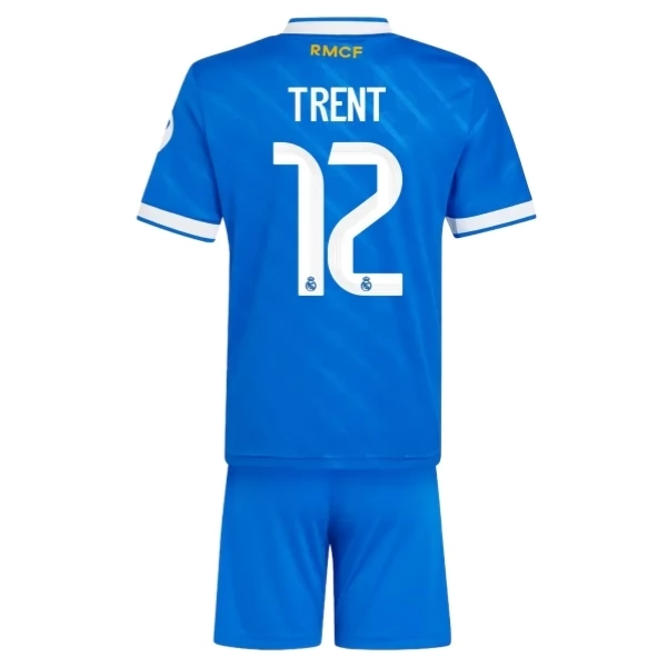 Real Madrid Trent 12 Ausweich Trikot Set Kinder 2025-26 Real Madrid Trent 12 Ausweich Trikot Set Kinder 2025-26