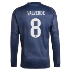 Real Madrid Valverde 8 Auswärtstrikot 2025-26 Langarm