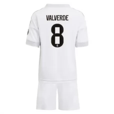 Real Madrid Valverde 8 Heim Trikot Set Kinder 2025-26 Real Madrid Valverde 8 Heim Trikot Set Kinder 2025-26