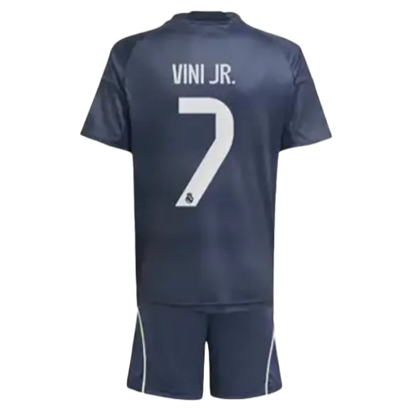 Real Madrid Vini Jr. 7 Auswärts Trikot Set Kinder 2025-26 Real Madrid Vini Jr. 7 Auswärts Trikot Set Kinder 2025-26