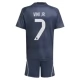 Real Madrid Vini Jr. 7 Auswärts Trikot Set Kinder 2025-26 Real Madrid Vini Jr. 7 Auswärts Trikot Set Kinder 2025-26