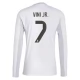 Real Madrid Vini Jr. 7 Heimtrikot 2025-26 Langarm Real Madrid Vini Jr. 7 Heimtrikot 2025-26 Langarm