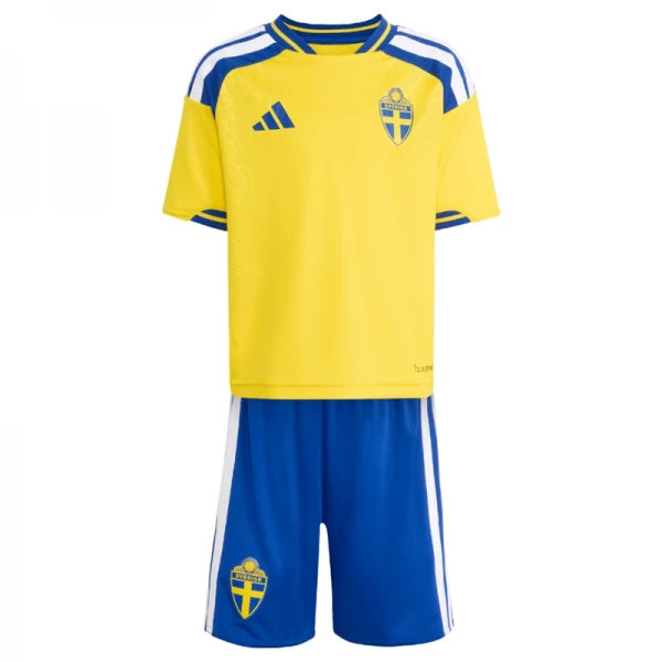 Schweden Heim Trikot Set Kinder WM 2026 Schweden Heim Trikot Set Kinder WM 2026