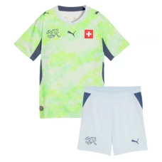 Schweiz Auswärts Trikot Set Kinder WM 2026