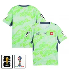 Schweiz Auswärtstrikot WM 2026 mit Patch
