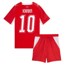 Schweiz Xhaka 10 Heim Trikot Set Kinder WM 2026
