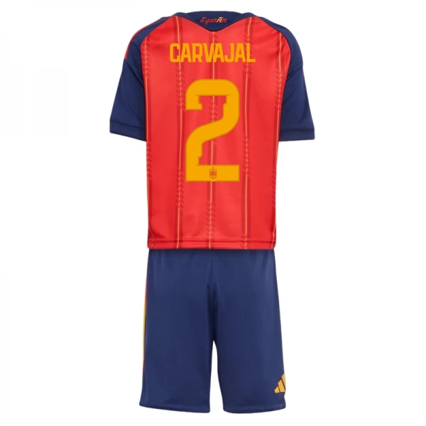 Spanien Carvajal 2 Heim Trikot Set Kinder WM 2026 Spanien Carvajal 2 Heim Trikot Set Kinder WM 2026