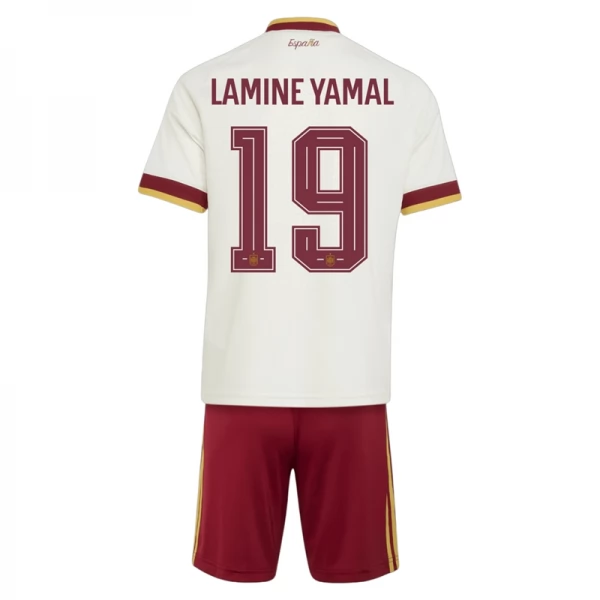 Spanien Lamine Yamal 19 Auswärts Trikot Set Kinder WM 2026 Spanien Lamine Yamal 19 Auswärts Trikot Set Kinder WM 2026