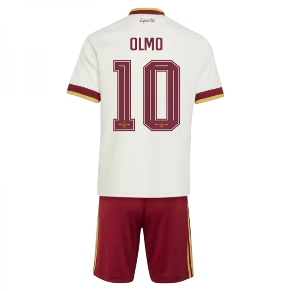 Spanien Olmo 10 Auswärts Trikot Set Kinder WM 2026 Spanien Olmo 10 Auswärts Trikot Set Kinder WM 2026