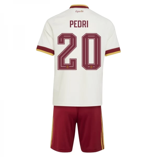 Spanien Pedri 20 Auswärts Trikot Set Kinder WM 2026 Spanien Pedri 20 Auswärts Trikot Set Kinder WM 2026