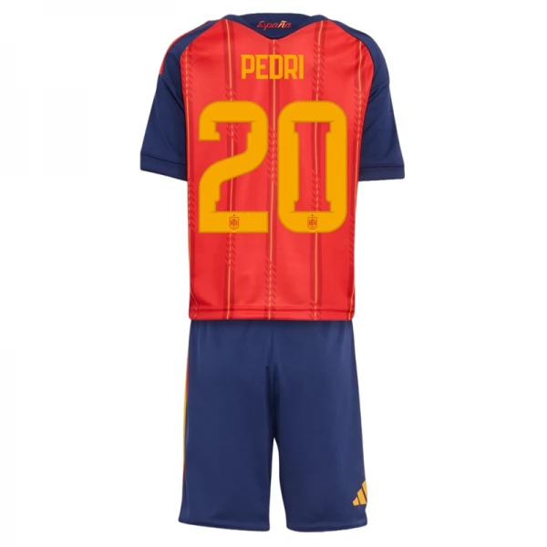 Spanien Pedri 20 Heim Trikot Set Kinder WM 2026 Spanien Pedri 20 Heim Trikot Set Kinder WM 2026