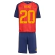 Spanien Pedri 20 Heim Trikotsatz Kinder WM 2026