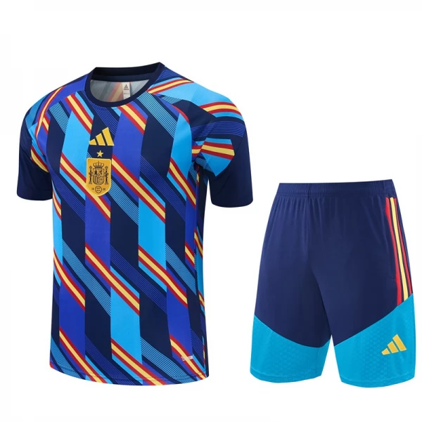 Spanien Trainingstrikot + Shorts 2026-27 Blau Spanien Trainingstrikot + Shorts 2026-27 Blau